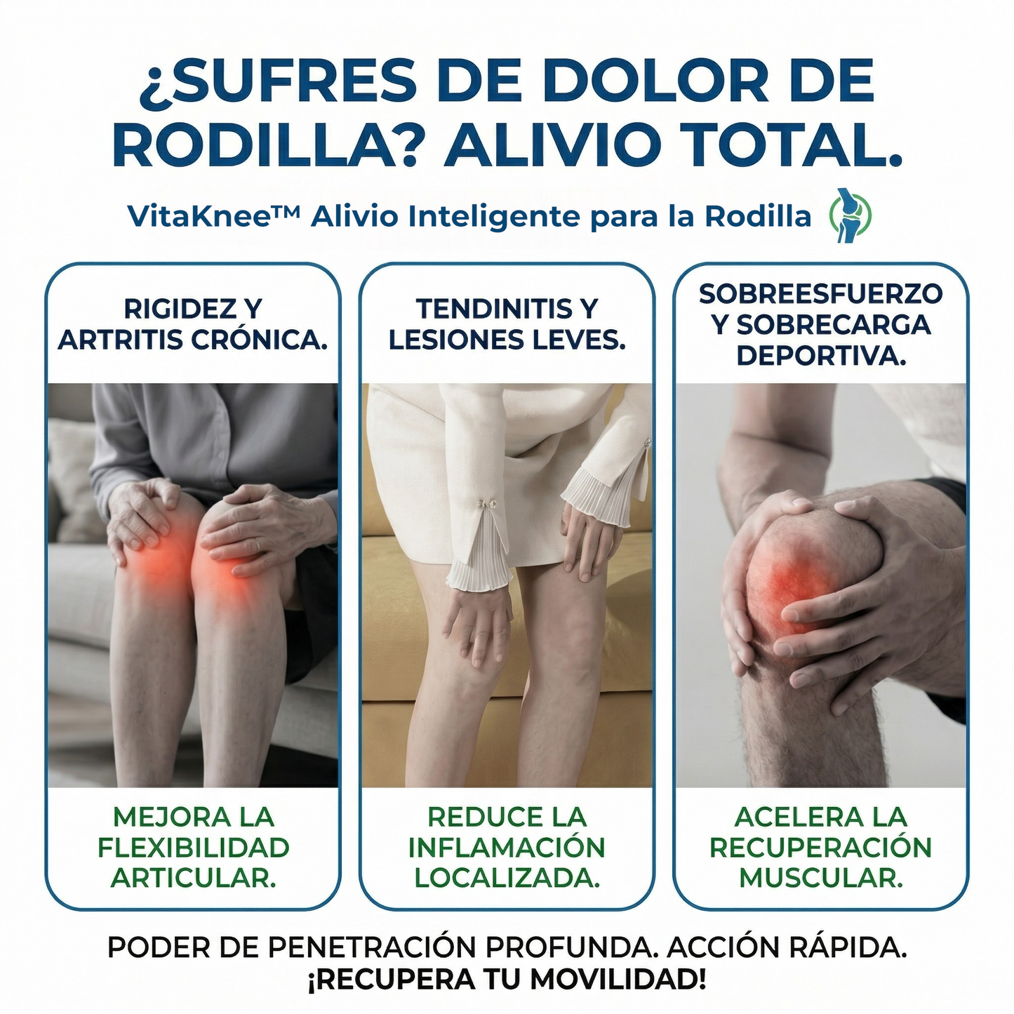 VitaKnee™ Alivio Inteligente para la Rodilla